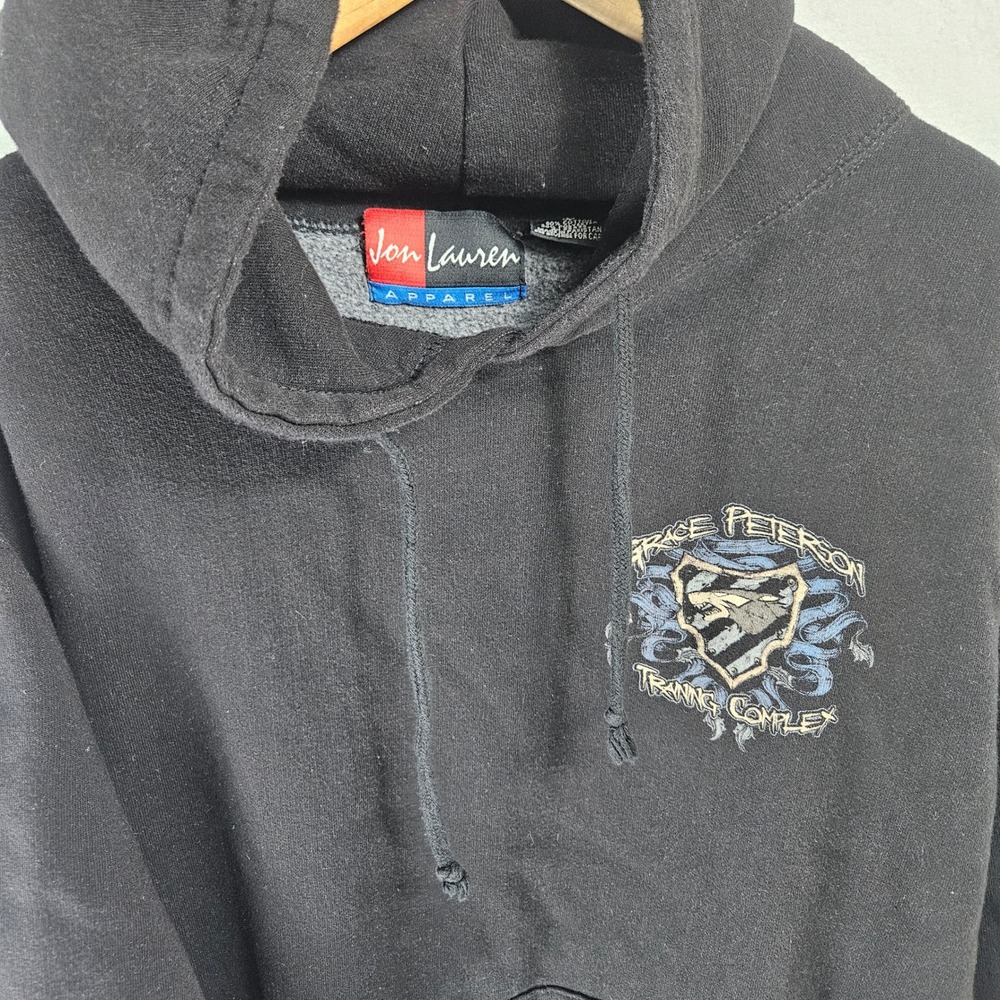 Jon Lauren Wolfpack 331 TRS‎ Graphic Hoodie Sweatshirt Black Men's Large - Picture 3 of 10
